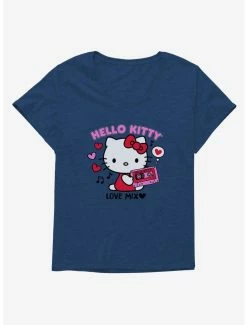 Coupon 🤩 Hello Kitty Valentine's Day Love Mix 👧 Girls T-Shirt Plus Size 😀 -Hello Kitty Sales Shop 18108444 hi