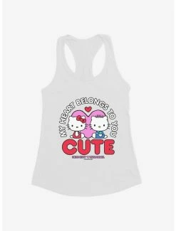Coupon 🌟 Hello Kitty Valentine's Day Heart Belongs To You 👧 Girls Tank 🛒 -Hello Kitty Sales Shop 18108589 hi