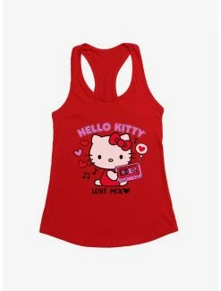 Brand new 🎁 Hello Kitty Valentine's Day Love Mix 👧 Girls Tank 🎉 -Hello Kitty Sales Shop 18108631 hi