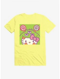 Deals 👍 Hello Kitty Sweet Kaiju 🍬 Candy Corn T-Shirt 😀
