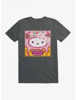 Outlet 🥰 Hello Kitty Sweet Kaiju Cone T-Shirt 🥰 -Hello Kitty Sales Shop 18118833 hi