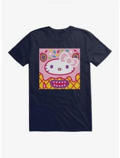 Outlet 🥰 Hello Kitty Sweet Kaiju Cone T-Shirt 🥰 -Hello Kitty Sales Shop 18118878 hi