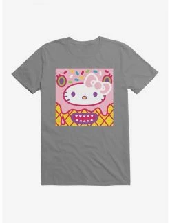 Outlet 🥰 Hello Kitty Sweet Kaiju Cone T-Shirt 🥰 -Hello Kitty Sales Shop 18118887 hi
