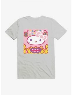 Outlet 🥰 Hello Kitty Sweet Kaiju Cone T-Shirt 🥰 -Hello Kitty Sales Shop 18118896 hi