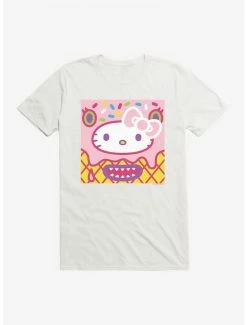 Outlet 🥰 Hello Kitty Sweet Kaiju Cone T-Shirt 🥰 -Hello Kitty Sales Shop 18118905 hi
