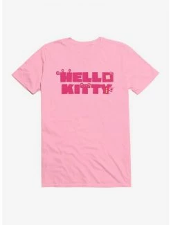 Hot Sale ⌛ Hello Kitty Sweet Kaiju Stencil T-Shirt 🥰 -Hello Kitty Sales Shop 18119439 hi