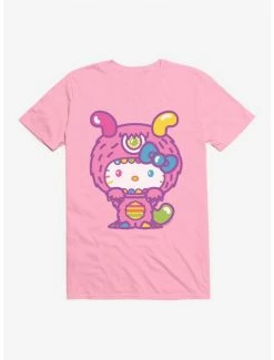 Wholesale 🛒 Hello Kitty Sweet Kaiju Fuzzy T-Shirt ❤️ -Hello Kitty Sales Shop 18119511 hi