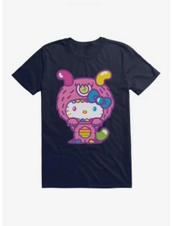 Wholesale 🛒 Hello Kitty Sweet Kaiju Fuzzy T-Shirt ❤️ -Hello Kitty Sales Shop 18119547 hi