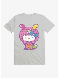 Wholesale 🛒 Hello Kitty Sweet Kaiju Fuzzy T-Shirt ❤️ -Hello Kitty Sales Shop 18119565 hi