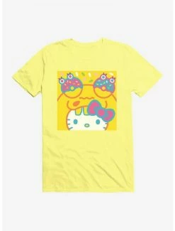 Flash Sale 💯 Hello Kitty Sweet Kaiju Profile T-Shirt 💯 -Hello Kitty Sales Shop 18120178 hi