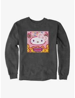 Cheap ⌛ Hello Kitty Sweet Kaiju Cone Sweatshirt 🔔 -Hello Kitty Sales Shop 18120596 hi 1