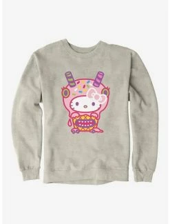 Promo 🛒 Hello Kitty Sweet Kaiju Cupcake Sweatshirt 👍 -Hello Kitty Sales Shop 18120652 hi