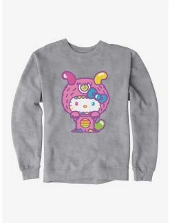 Top 10 🥰 Hello Kitty Sweet Kaiju Fuzzy Sweatshirt 😉 -Hello Kitty Sales Shop 18120778 hi