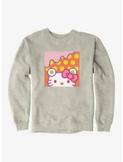 Cheapest 🛒 Hello Kitty Sweet Kaiju Melting Sweatshirt 💯 -Hello Kitty Sales Shop 18120897 hi