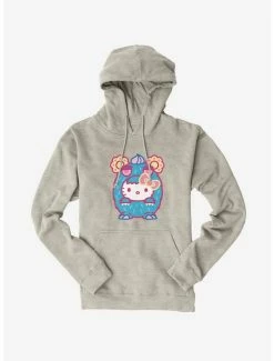 Best Pirce 👏 Hello Kitty Sweet Kaiju Pouch Hoodie 🛒 -Hello Kitty Sales Shop 18121597 hi