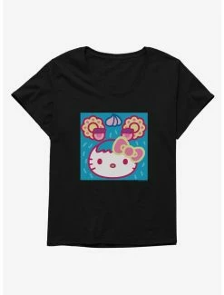 Coupon 🥰 Hello Kitty Sweet Kaiju Blueberry 👧 Girls T-Shirt Plus Size 😍 -Hello Kitty Sales Shop 18138663 hi