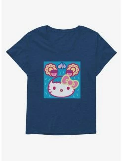 Coupon 🥰 Hello Kitty Sweet Kaiju Blueberry 👧 Girls T-Shirt Plus Size 😍