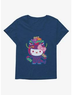 Discount 🎁 Hello Kitty Sweet Kaiju Claws 👧 Girls T-Shirt Plus Size ⭐ -Hello Kitty Sales Shop 18139153 hi