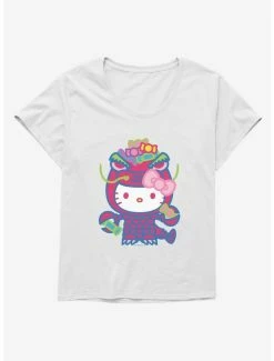 Discount 🎁 Hello Kitty Sweet Kaiju Claws 👧 Girls T-Shirt Plus Size ⭐ -Hello Kitty Sales Shop 18139162 hi