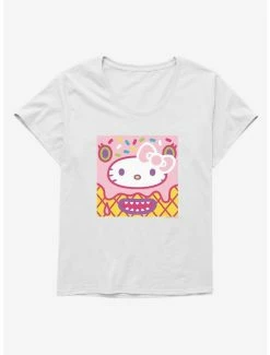 Best deal ⭐ Hello Kitty Sweet Kaiju Cone 👧 Girls T-Shirt Plus Size 😉 -Hello Kitty Sales Shop 18139198 hi