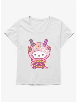 Promo 🛒 Hello Kitty Sweet Kaiju Cupcake 👧 Girls T-Shirt Plus Size 🛒 -Hello Kitty Sales Shop 18139234 hi