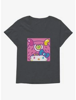 Discount ๐ Hello Kitty Sweet Kaiju Cyclops ๐ง Girls T-Shirt Plus Size ๐