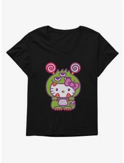 Best deal ❤️ Hello Kitty Sweet Kaiju Eyes 👧 Girls T-Shirt Plus Size 😍 -Hello Kitty Sales Shop 18139315 hi