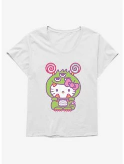 Best deal ❤️ Hello Kitty Sweet Kaiju Eyes 👧 Girls T-Shirt Plus Size 😍 -Hello Kitty Sales Shop 18139342 hi