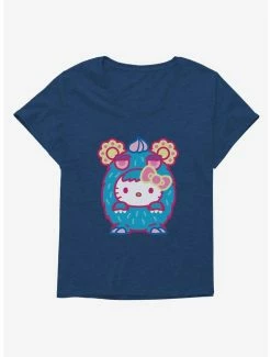 Hot Sale 🔔 Hello Kitty Sweet Kaiju Pouch 👧 Girls T-Shirt Plus Size 🛒