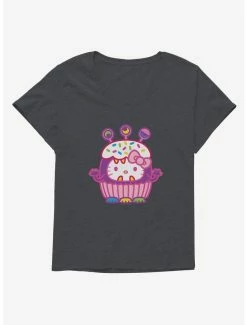 Best Sale 🔔 Hello Kitty Sweet Kaiju Sprinkles 👧 Girls T-Shirt Plus Size 😍