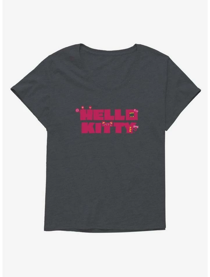 Outlet โ Hello Kitty Sweet Kaiju Stencil ๐ง Girls T-Shirt Plus Size ๐ 4 Outlet โ Hello Kitty Sweet Kaiju Stencil ๐ง Girls T-Shirt Plus Size ๐ - Image 4