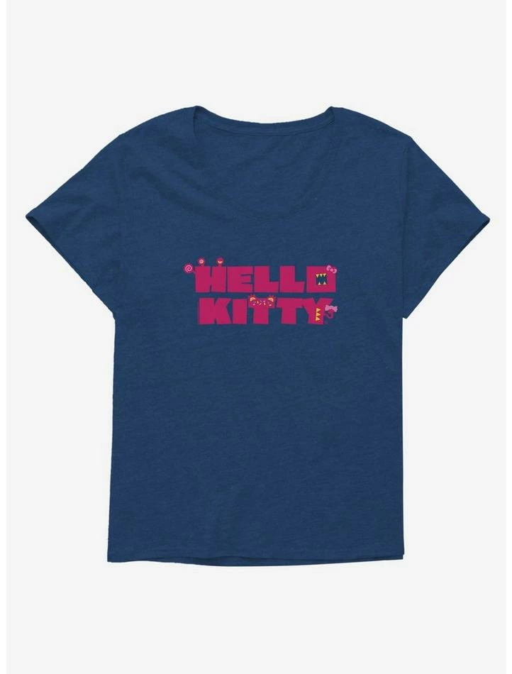 Outlet โ Hello Kitty Sweet Kaiju Stencil ๐ง Girls T-Shirt Plus Size ๐ 2 Outlet โ Hello Kitty Sweet Kaiju Stencil ๐ง Girls T-Shirt Plus Size ๐ - Image 2