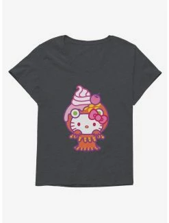 Best Sale 💯 Hello Kitty Sweet Kaiju Sundae 👧 Girls T-Shirt Plus Size 😍