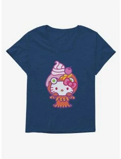 Best Sale 💯 Hello Kitty Sweet Kaiju Sundae 👧 Girls T-Shirt Plus Size 😍 -Hello Kitty Sales Shop 18139693 hi