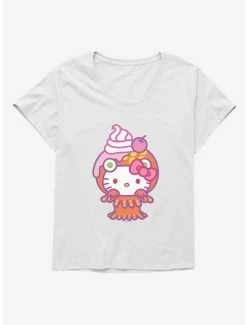 Best Sale 💯 Hello Kitty Sweet Kaiju Sundae 👧 Girls T-Shirt Plus Size 😍 -Hello Kitty Sales Shop 18139702 hi