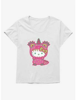 New 🧨 Hello Kitty Sweet Kaiju Unicorn 👧 Girls T-Shirt Plus Size 🔔 -Hello Kitty Sales Shop 18139738 hi