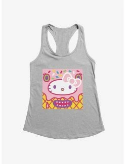 New 😍 Hello Kitty Sweet Kaiju Cone 👧 Girls Tank 💯
