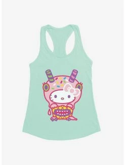 New 💯 Hello Kitty Sweet Kaiju Cupcake 👧 Girls Tank 🎁