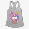 Best Pirce 😀 Hello Kitty Sweet Kaiju Fuzzy 👧 Girls Tank ⭐