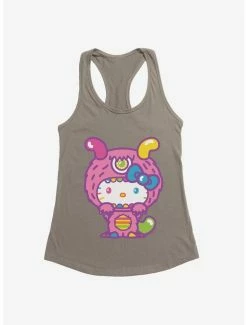 Best Pirce 😀 Hello Kitty Sweet Kaiju Fuzzy 👧 Girls Tank ⭐ -Hello Kitty Sales Shop 18141042 hi