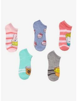 Flash Sale 🥰 Hello Kitty And Friends Dessert No-Show 🧦 Socks 5 Pair 🥰