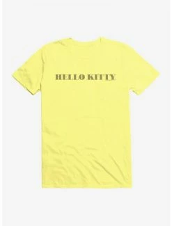 Best Sale 😀 Hello Kitty Star Sign Logo T-Shirt ✨ -Hello Kitty Sales Shop 18186945 hi