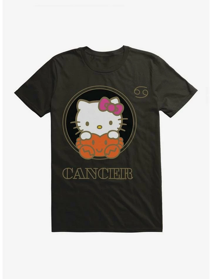 Cheapest ๐ Hello Kitty Star Sign Cancer Stencil T-Shirt ๐งจ 2 Cheapest ๐ Hello Kitty Star Sign Cancer Stencil T-Shirt ๐งจ - Image 2
