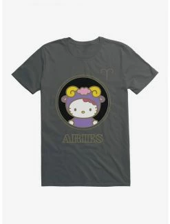 Flash Sale 👍 Hello Kitty Star Sign Aries Stencil T-Shirt 😍 -Hello Kitty Sales Shop 18187172 hi