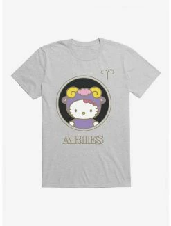 Flash Sale 👍 Hello Kitty Star Sign Aries Stencil T-Shirt 😍 -Hello Kitty Sales Shop 18187208 hi
