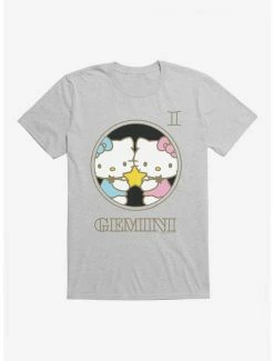 Wholesale 🔔 Hello Kitty Star Sign Gemini Stencil T-Shirt 🌟 -Hello Kitty Sales Shop 18187577 hi