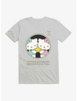 Wholesale 🔔 Hello Kitty Star Sign Gemini Stencil T-Shirt 🌟 -Hello Kitty Sales Shop 18187668 hi