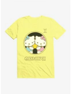 Wholesale 🔔 Hello Kitty Star Sign Gemini Stencil T-Shirt 🌟 -Hello Kitty Sales Shop 18187721 hi