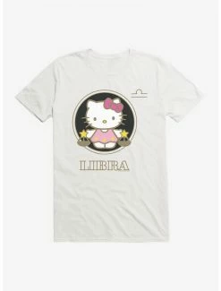 Flash Sale 😀 Hello Kitty Star Sign Libra Stencil T-Shirt ⌛ -Hello Kitty Sales Shop 18188135 hi