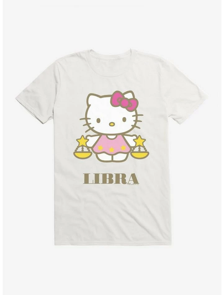 Best Pirce 🥰 Hello Kitty Star Sign Libra T-Shirt 🔥 12 Best Pirce 🥰 Hello Kitty Star Sign Libra T-Shirt 🔥 - Image 12